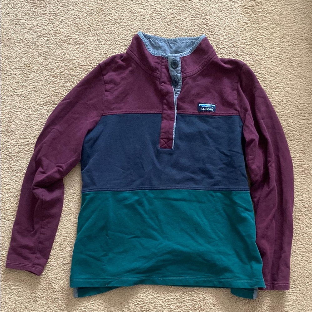 L.L. Bean Colorblock Rugby Shirt